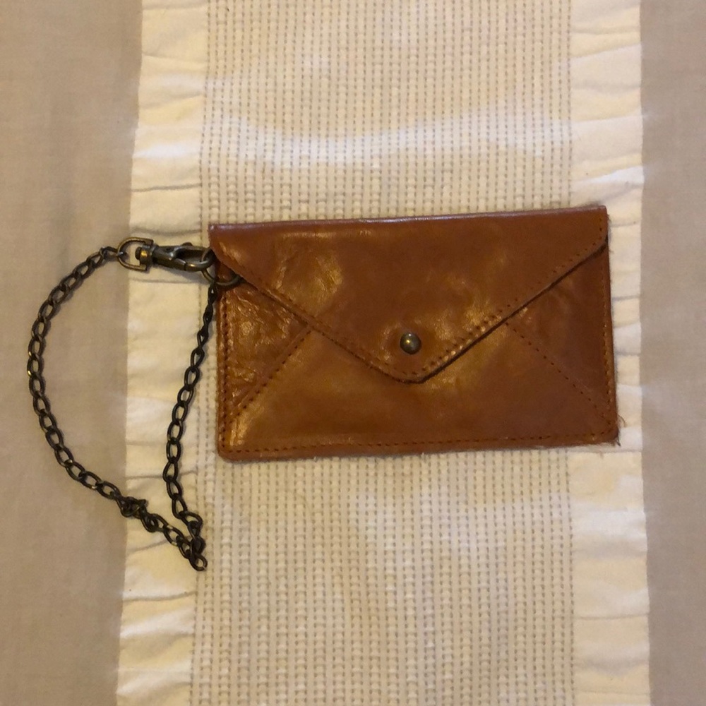 MEI Vintage Leather Wristlet